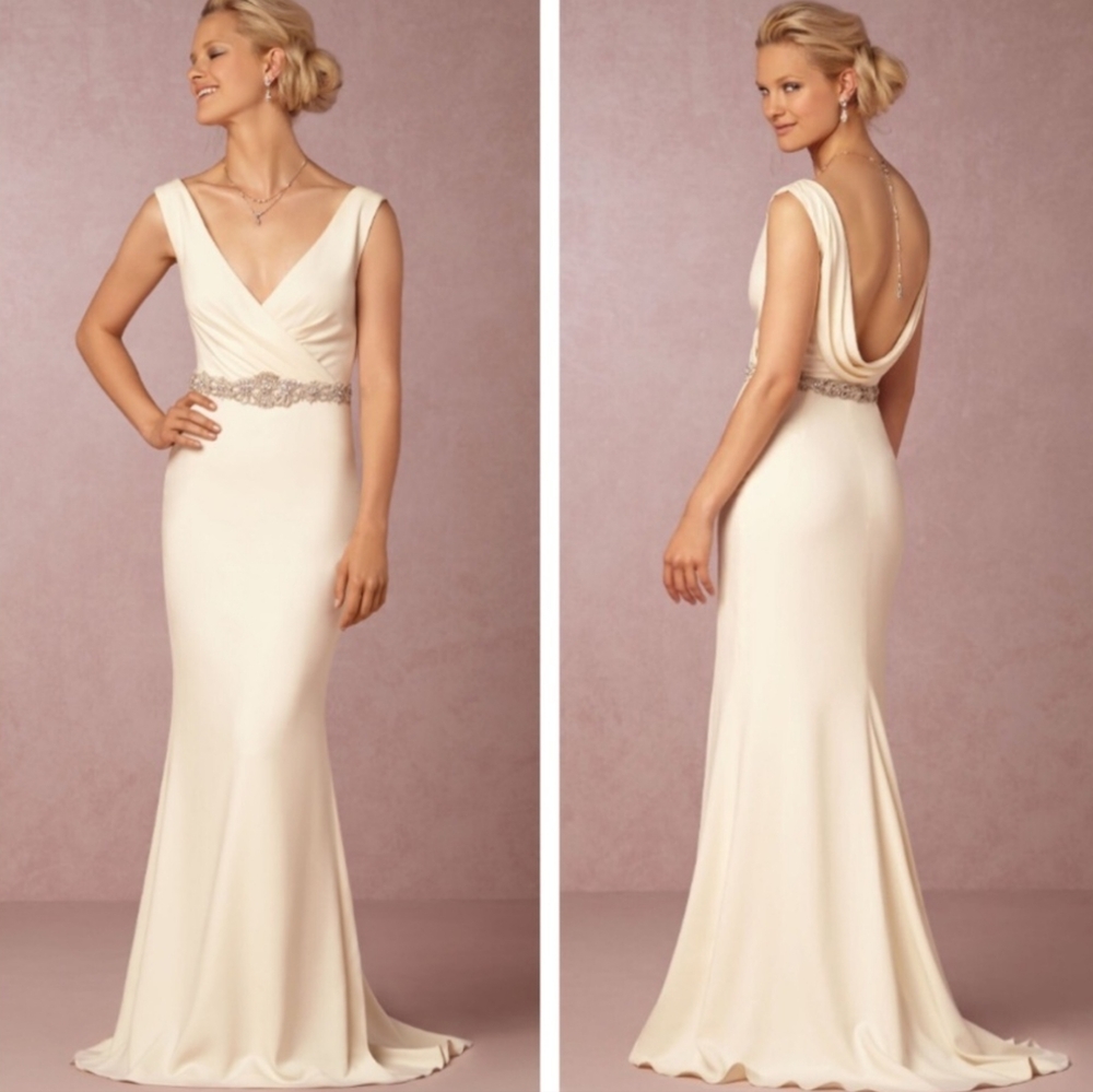 Anthropologie Livia wedding gown NEEDS DRY CLEANING